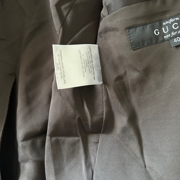 Brown Gucci Blazer Uniform Size IT 40 - Picture 9 of 10